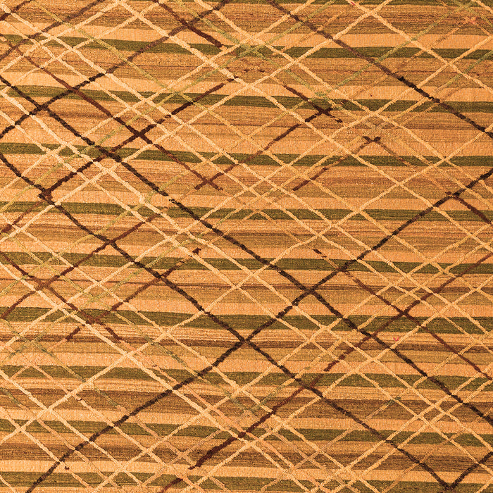 Machine Washable Abstract Orange Modern Area Rugs, wshabs5341org