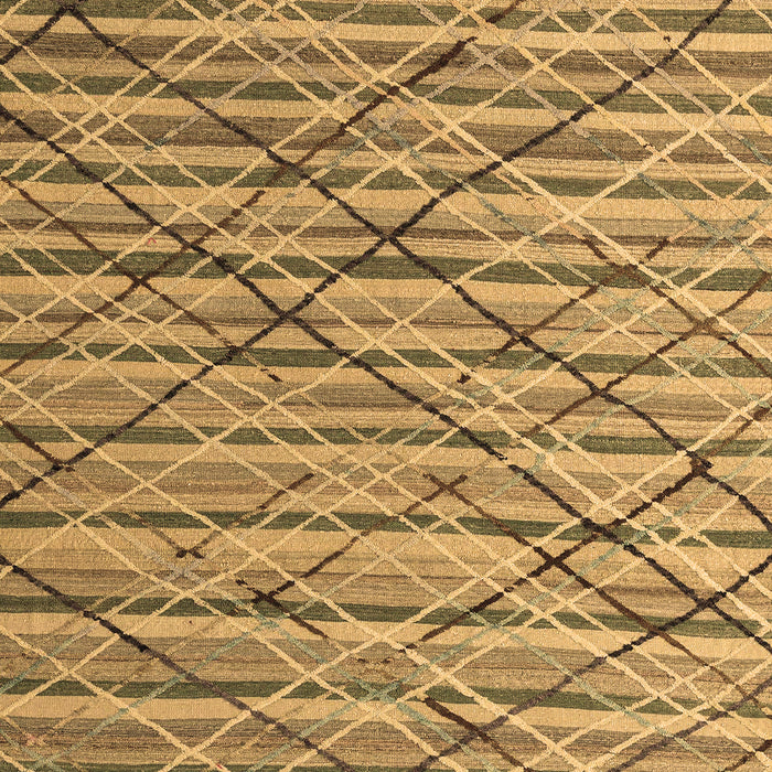 Abstract Brown Modern Rug, abs5341brn