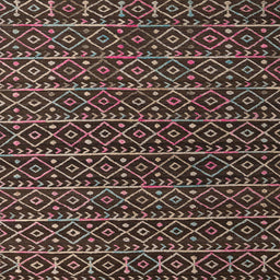 Square Abstract Red Modern Rug, abs5342