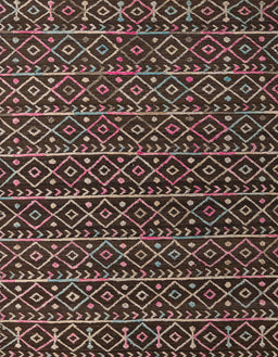 Abstract Red Modern Rug, abs5342