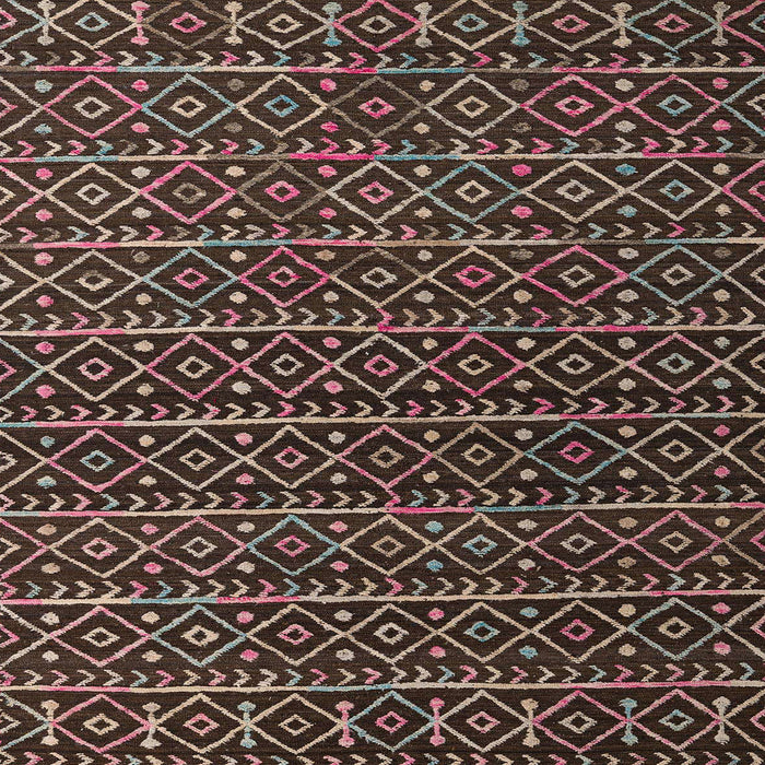 Square Machine Washable Abstract Night Red Rug, wshabs5342