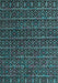 Abstract Light Blue Modern Rug, abs5342lblu