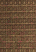 Abstract Brown Modern Rug, abs5342brn