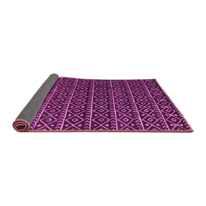 Sideview of Abstract Pink Modern Rug, abs5342pnk