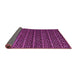 Sideview of Abstract Pink Modern Rug, abs5342pnk