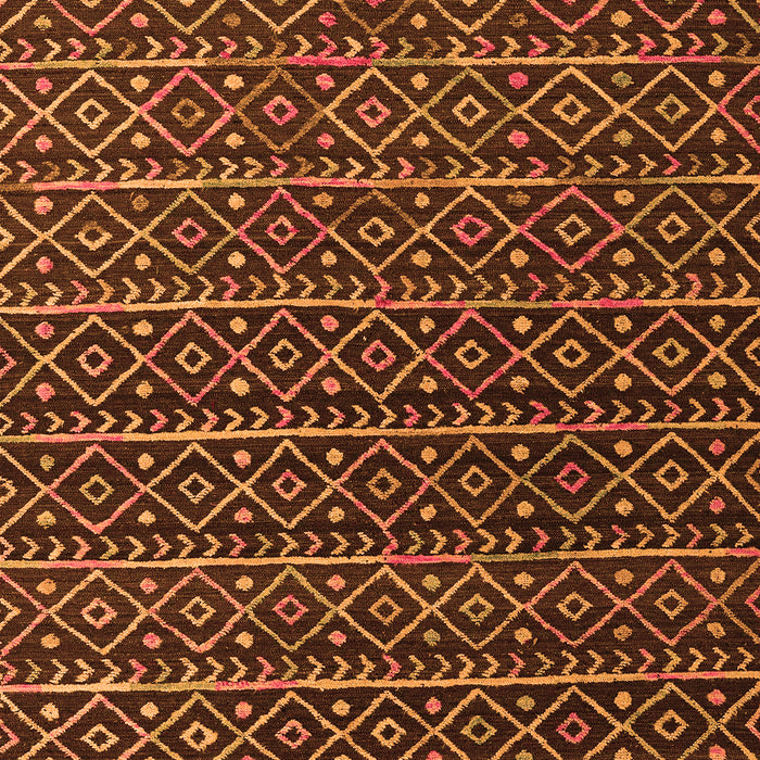 Machine Washable Abstract Orange Modern Area Rugs, wshabs5342org