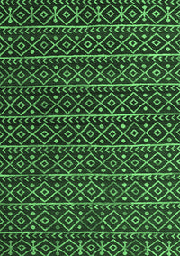 Abstract Emerald Green Modern Rug, abs5342emgrn