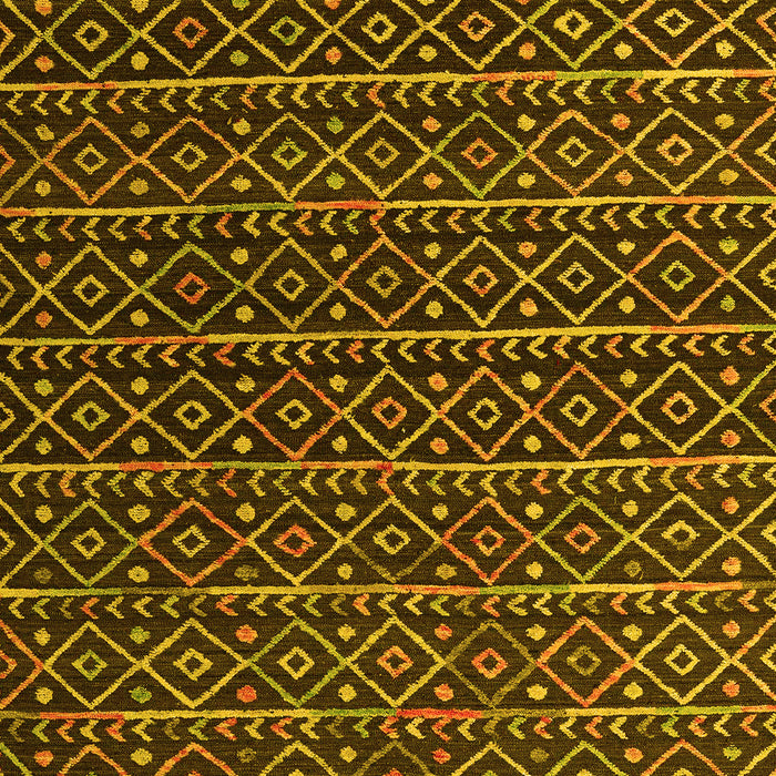 Abstract Yellow Modern Rug, abs5342yw