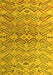 Machine Washable Abstract Yellow Modern Rug, wshabs5343yw