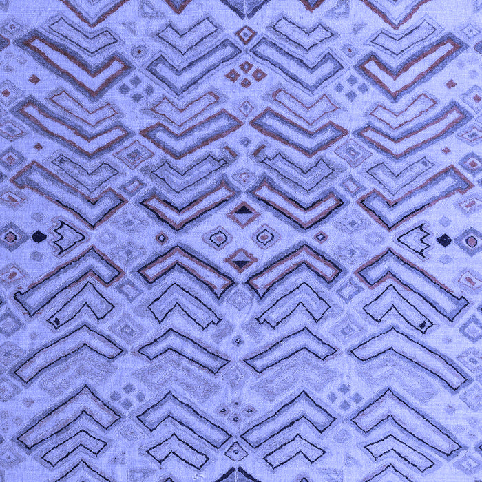 Abstract Blue Modern Rug, abs5343blu