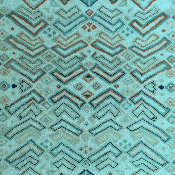 Machine Washable Abstract Light Blue Modern Rug, wshabs5343lblu