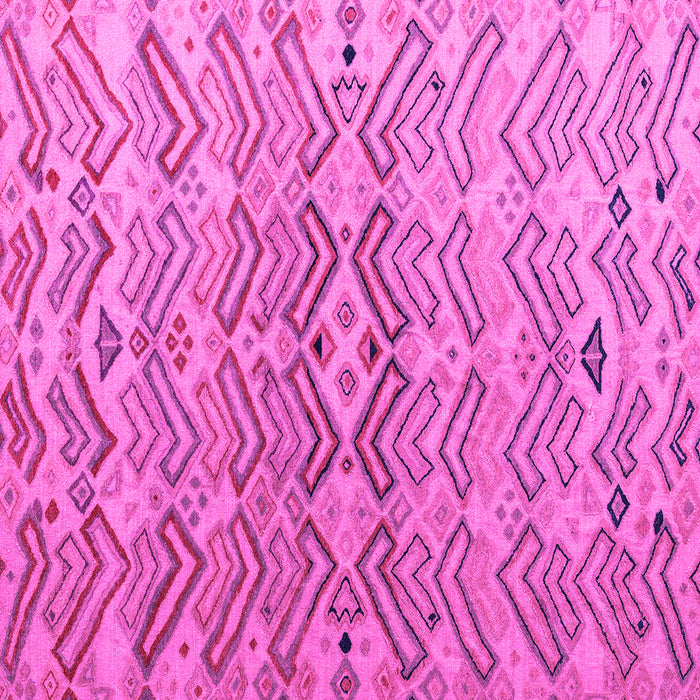 Square Abstract Pink Modern Rug, abs5343pnk