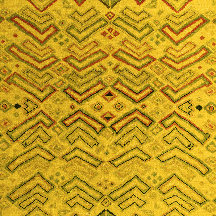 Abstract Yellow Modern Rug, abs5343yw