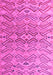 Machine Washable Abstract Pink Modern Rug, wshabs5343pnk