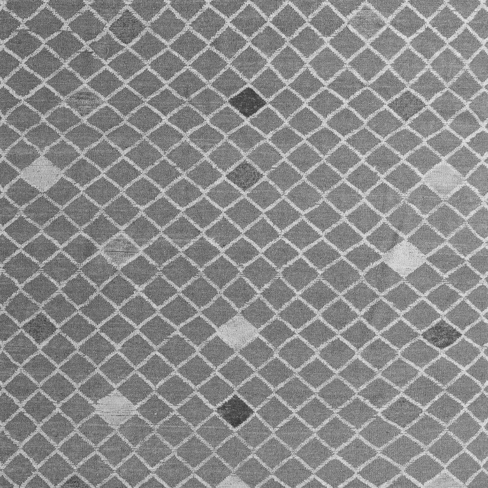 Machine Washable Abstract Gray Modern Rug, wshabs5344gry