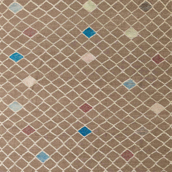 Machine Washable Abstract Brown Sugar Brown Rug, wshabs5344