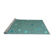 Sideview of Machine Washable Abstract Light Blue Modern Rug, wshabs5344lblu