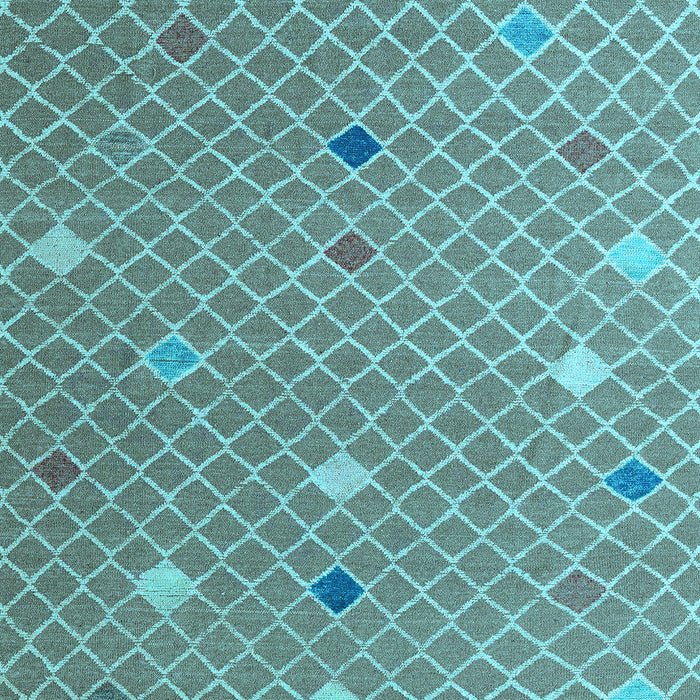 Abstract Light Blue Modern Rug, abs5344lblu