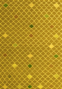 Abstract Yellow Modern Rug, abs5344yw