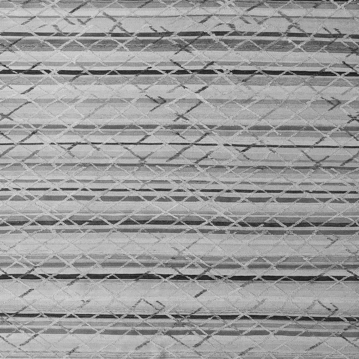 Square Machine Washable Abstract Gray Modern Rug, wshabs5345gry