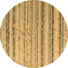 Round Machine Washable Abstract Brown Modern Rug, wshabs5345brn