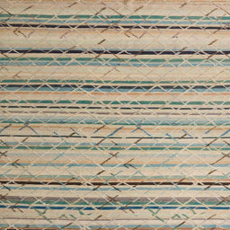 Square Machine Washable Abstract Khaki Green Rug, wshabs5345