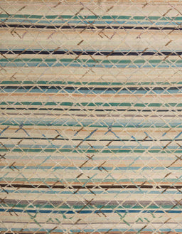 Machine Washable Abstract Khaki Green Rug, wshabs5345