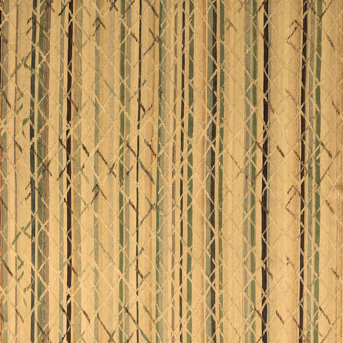 Square Abstract Brown Modern Rug, abs5345brn