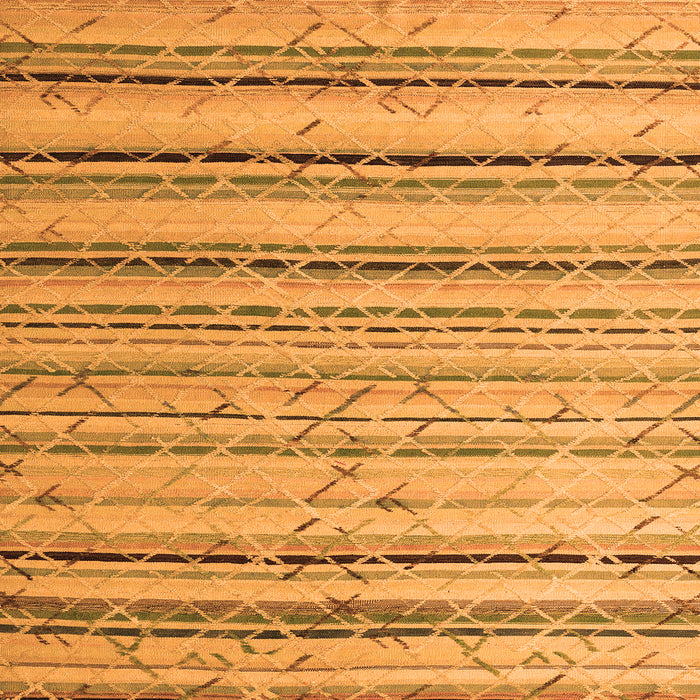 Square Machine Washable Abstract Orange Modern Area Rugs, wshabs5345org