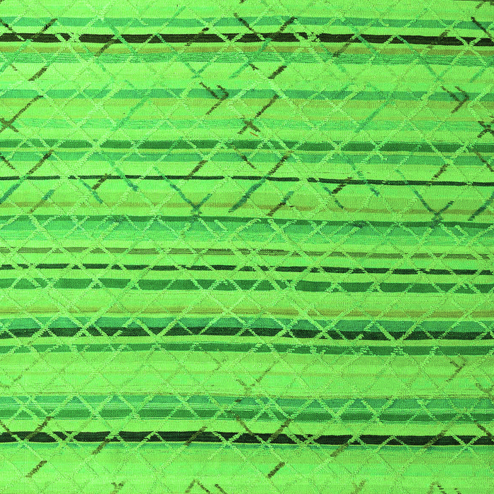 Machine Washable Abstract Green Modern Area Rugs, wshabs5345grn