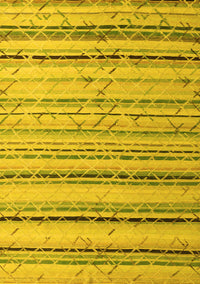 Abstract Yellow Modern Rug, abs5345yw