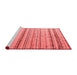 Modern Red Washable Rugs