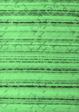 Abstract Emerald Green Modern Rug, abs5345emgrn