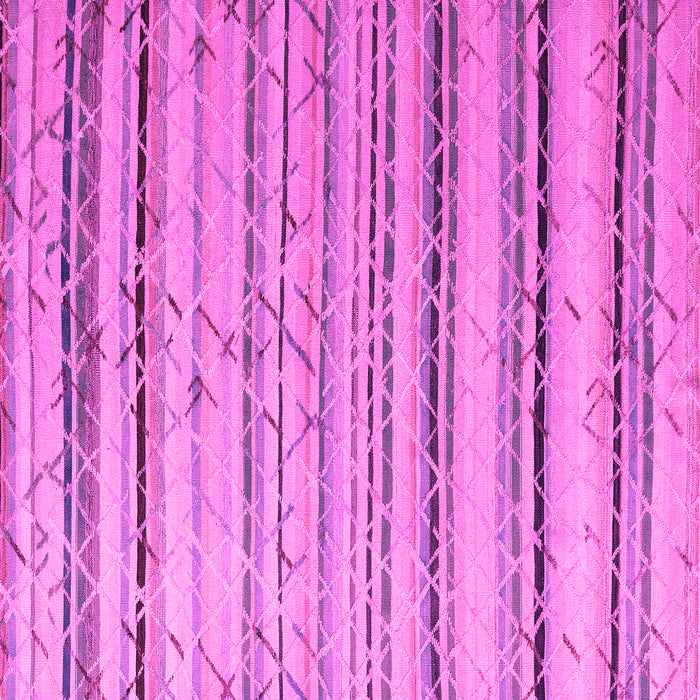 Square Machine Washable Abstract Pink Modern Rug, wshabs5345pnk