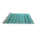 Sideview of Machine Washable Abstract Light Blue Modern Rug, wshabs5345lblu