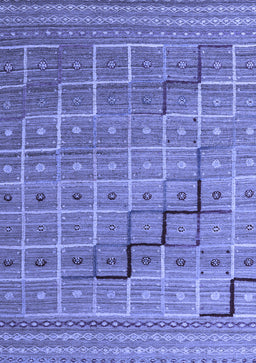 Abstract Blue Modern Rug, abs5346blu