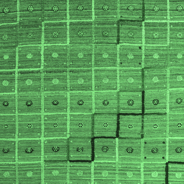 Machine Washable Abstract Emerald Green Modern Area Rugs, wshabs5346emgrn