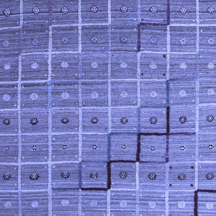 Machine Washable Abstract Blue Modern Rug, wshabs5346blu