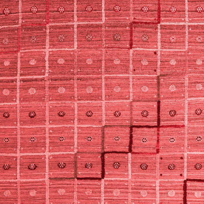 Machine Washable Abstract Red Modern Rug, wshabs5346red