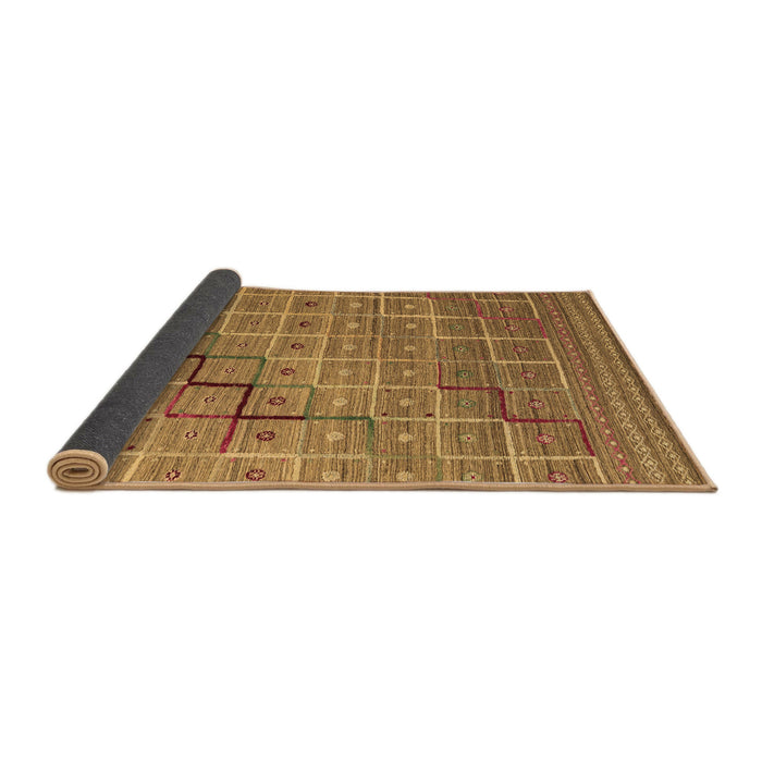 Sideview of Abstract Brown Modern Rug, abs5346brn