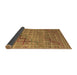 Sideview of Abstract Brown Modern Rug, abs5346brn