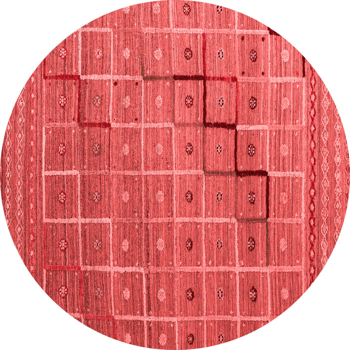 Machine Washable Abstract Red Modern Rug, wshabs5346red