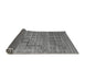 Sideview of Abstract Gray Modern Rug, abs5346gry