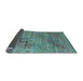 Sideview of Abstract Light Blue Modern Rug, abs5346lblu