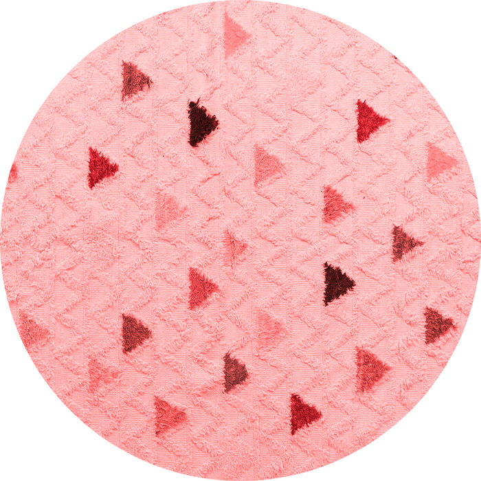 Machine Washable Solid Red Modern Rug, wshabs5347red