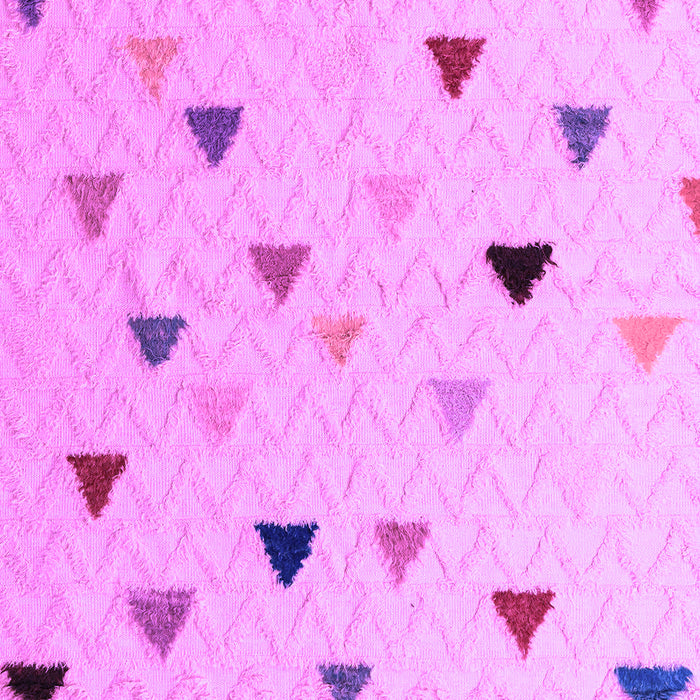 Machine Washable Solid Purple Modern Area Rugs, wshabs5347pur