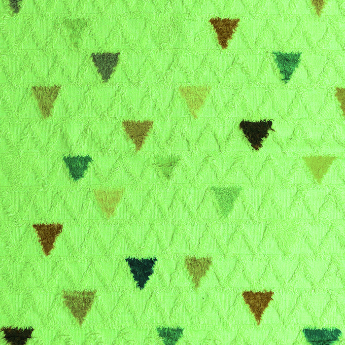 Machine Washable Solid Green Modern Area Rugs, wshabs5347grn