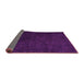 Sideview of Abstract Pink Modern Rug, abs5348pnk