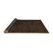 Sideview of Abstract Brown Modern Rug, abs5348brn