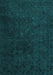 Machine Washable Abstract Turquoise Modern Area Rugs, wshabs5348turq